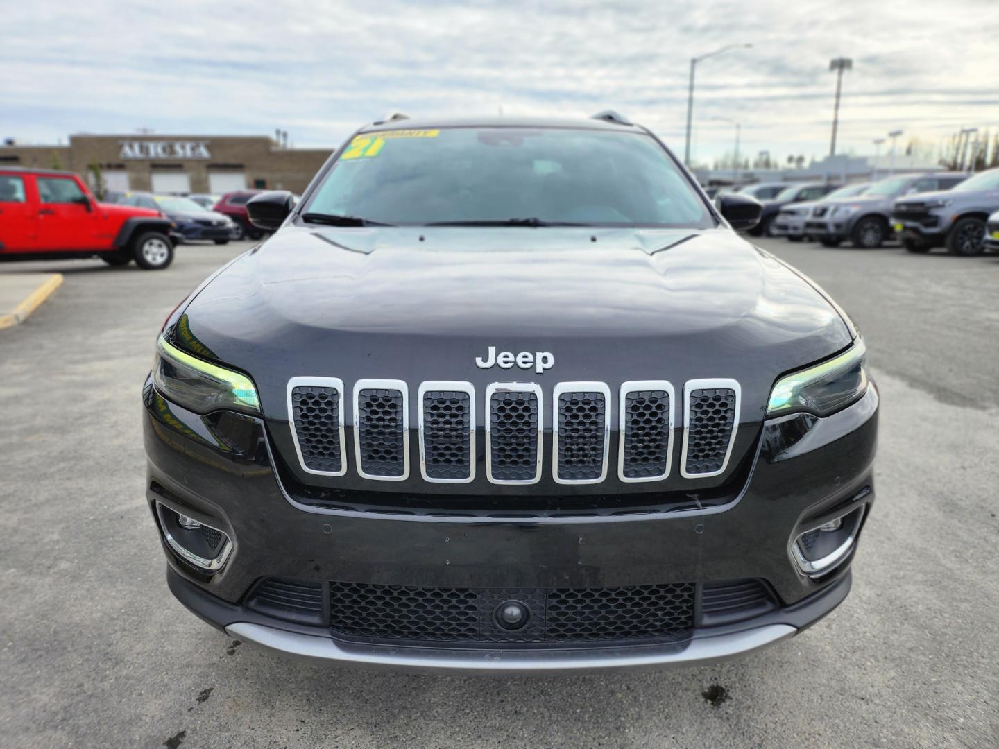 2021 BLACK /Black JEEP CHEROKEE LIMITED (1C4PJMDX6MD) with an 3.2L engine, Automatic transmission, located at 1960 Industrial Drive, Wasilla, 99654, (907) 274-2277, 61.573475, -149.400146 - Photo#1